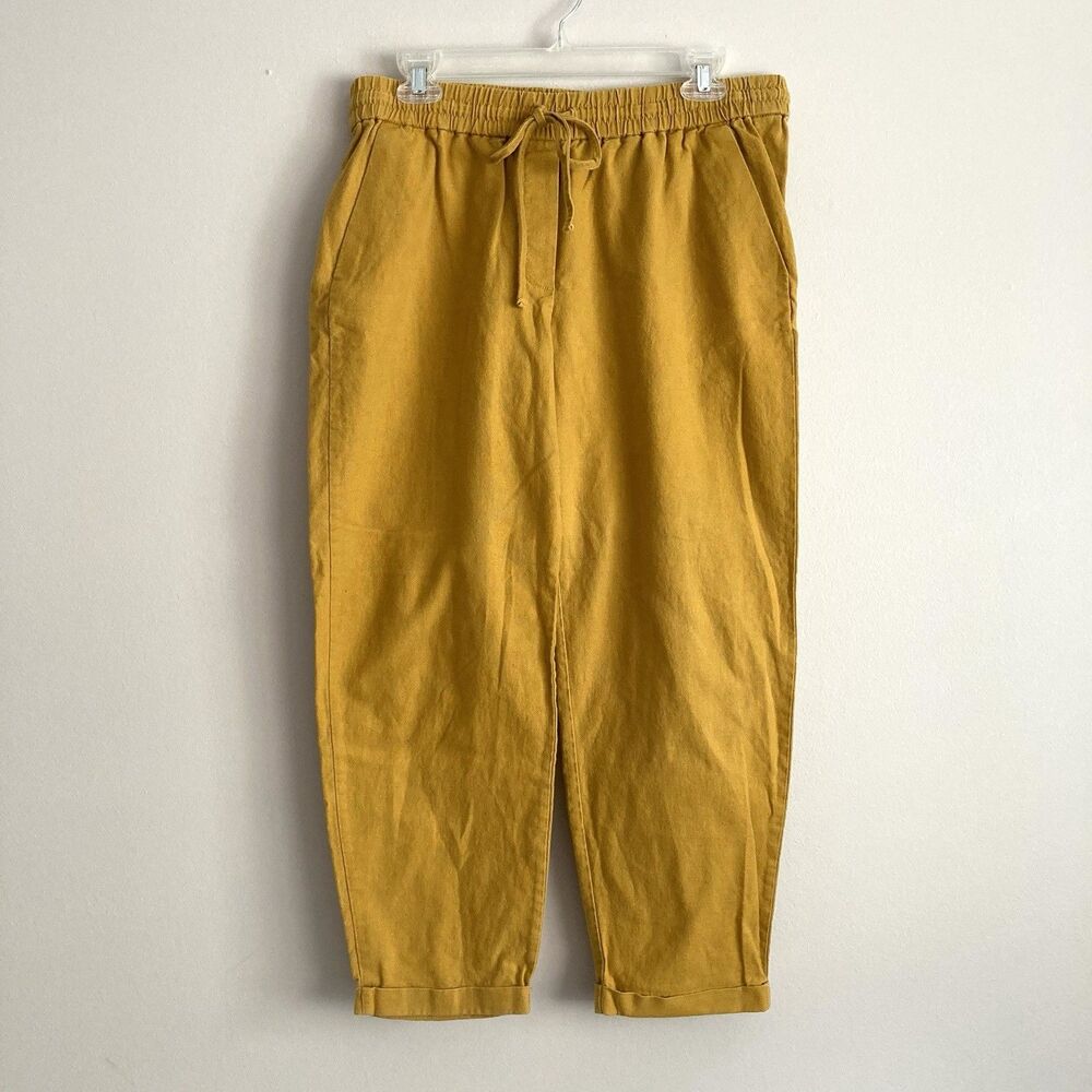 J. Crew Mustard Yellow Straight Leg Pants